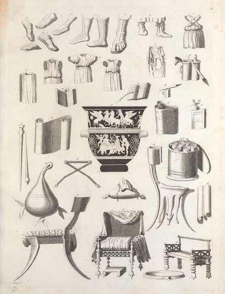 Le Costume Ancien et Moderne [Europe] Vol. 1, Pt. 2 - CXXXVIII. Chaussures, vetemens etc. (1823)