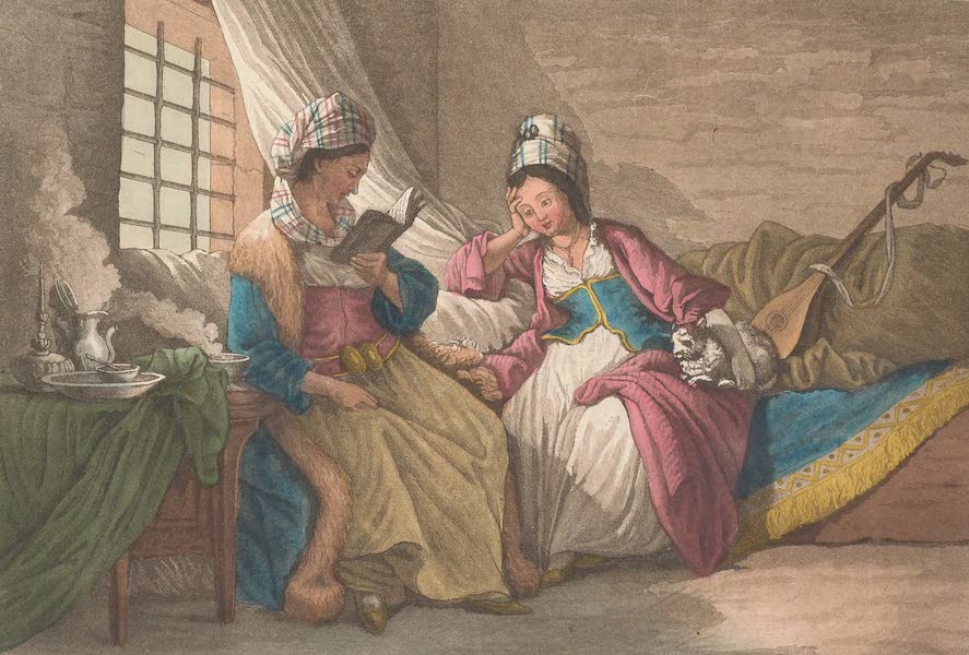 Le Costume Ancien et Moderne [Europe] Vol. 1, Pt. 2 - CXLVIII. Femmes de l'ile de Tina (1823)