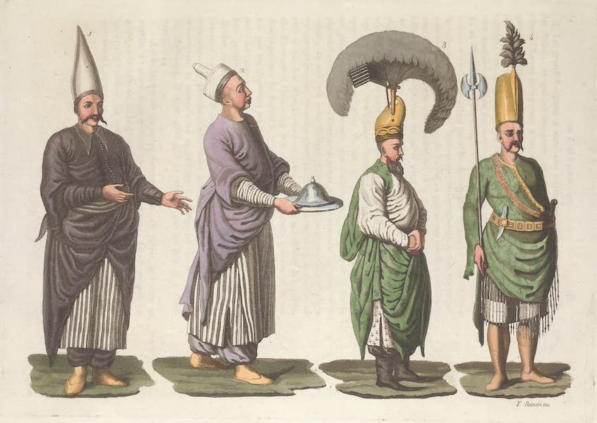 Le Costume Ancien et Moderne [Europe] Vol. 1, Pt. 3 - IV. Le chef pannetier, le chef cuisinier etc. (1823)