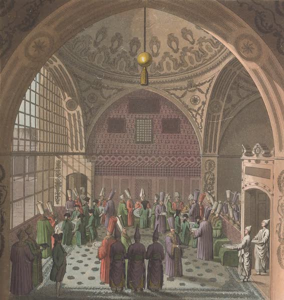 Le Costume Ancien et Moderne [Europe] Vol. 1, Pt. 3 - XXVIII. Salle d'audience du grand Visir (1823)