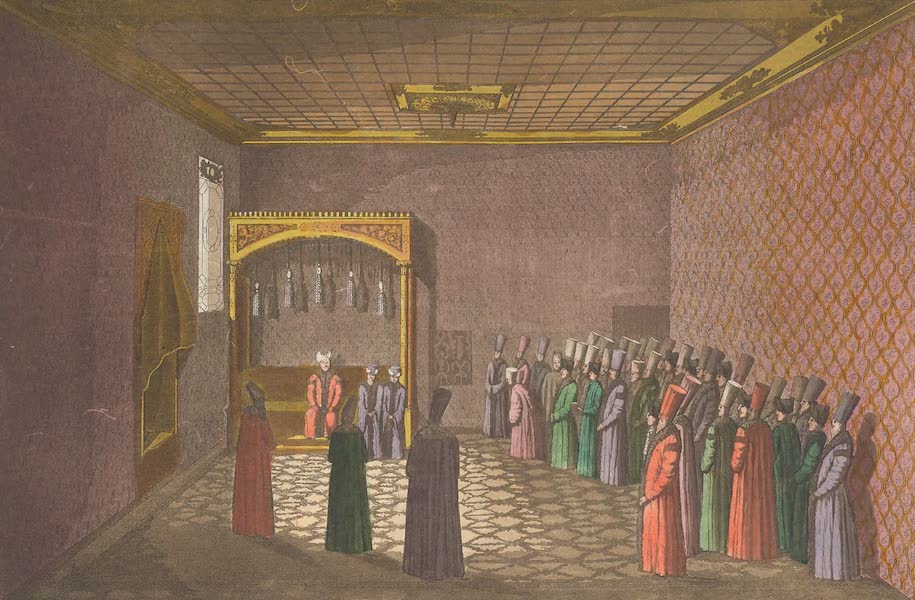 Le Costume Ancien et Moderne [Europe] Vol. 1, Pt. 3 - XXIX. Salle du trone (1823)