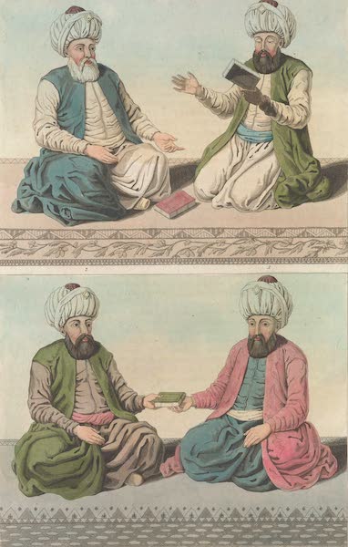 Le Costume Ancien et Moderne [Europe] Vol. 1, Pt. 3 - XXXIII. Les quatre Imam (1823)