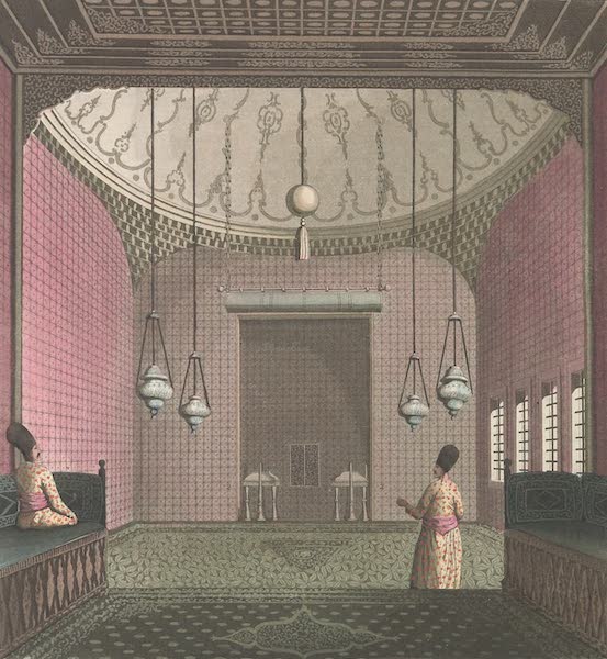 Le Costume Ancien et Moderne [Europe] Vol. 1, Pt. 3 - XLII. Chapelle du serail n° 1. Relique du Prophete n° 2. (1823)