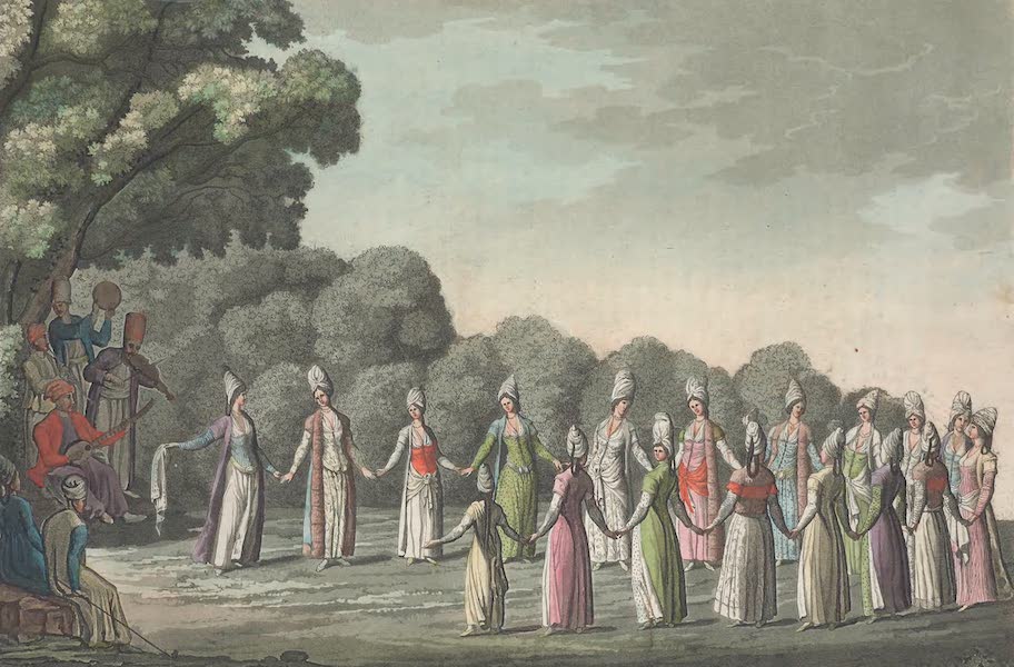 Le Costume Ancien et Moderne [Europe] Vol. 1, Pt. 3 - LXIII. La danse, la Romeca (1823)