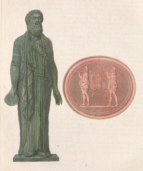 Le Costume Ancien et Moderne [Europe] Vol. 2 - XXII. Habits sacerdotaux, et deux Saliens (1820)