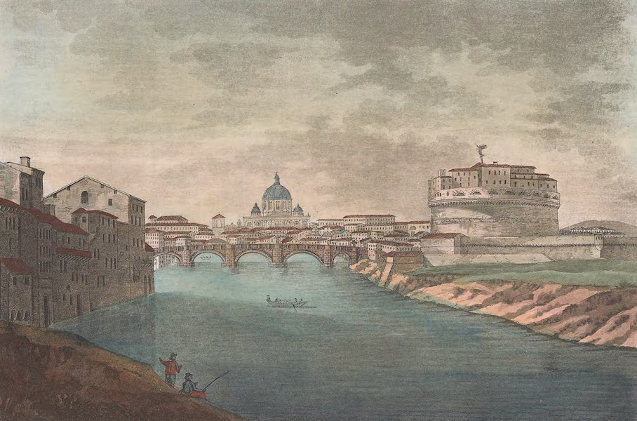 Le Costume Ancien et Moderne [Europe] Vol. 2 - XLIX. Chateau et Pont Saint-Ange (1820)