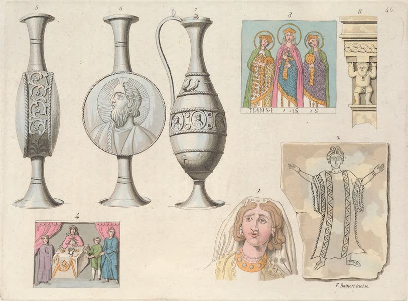 Le Costume Ancien et Moderne [Europe] Vol. 3, Pt. 1 - XLVI. Diverses formes d'habillement (1823)