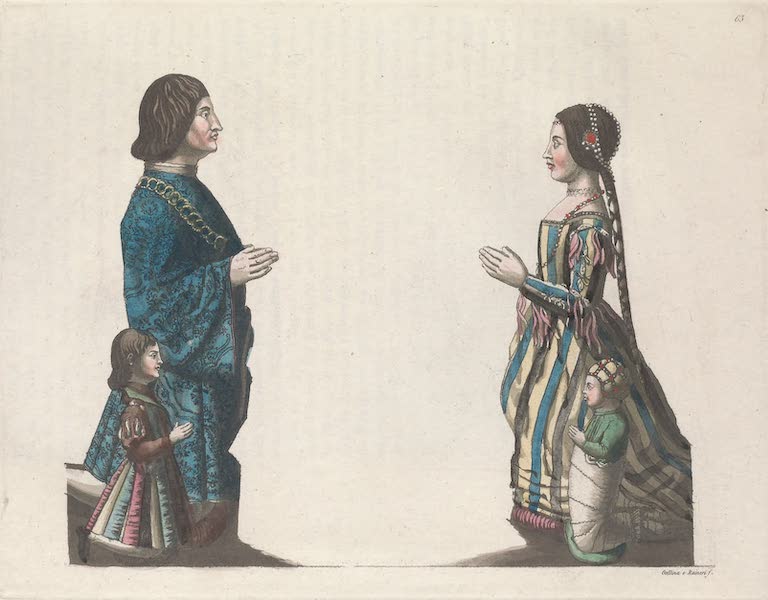 Le Costume Ancien et Moderne [Europe] Vol. 3, Pt. 2 - LXIIL Louis le Moro et Beatrice d'Est etc. (1823)