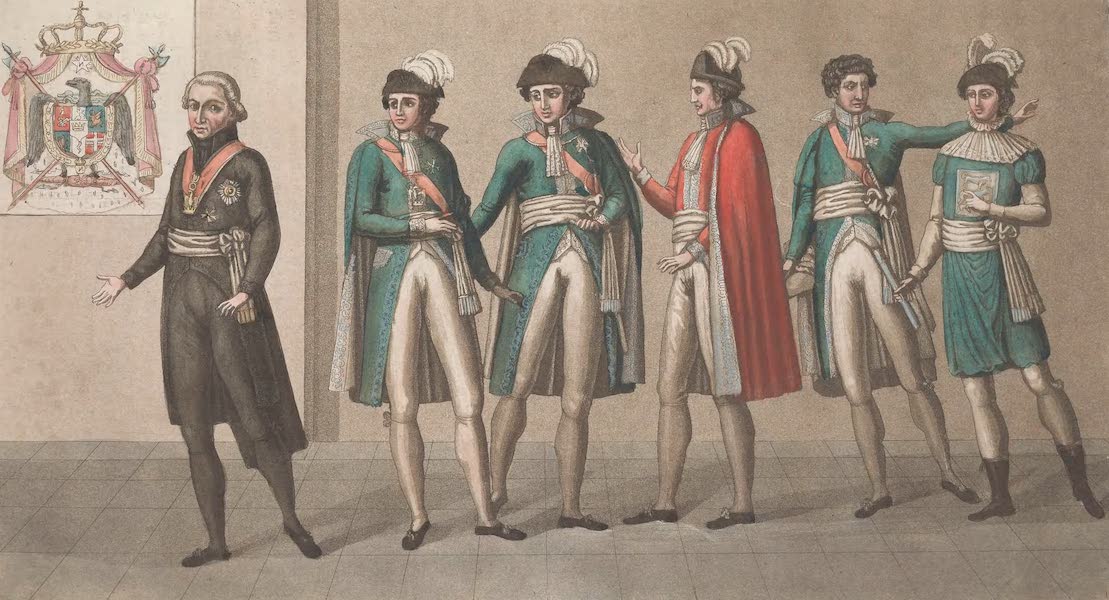 Le Costume Ancien et Moderne [Europe] Vol. 3, Pt. 2 - LXVII. Gouverneur du palais, Ministre de l'interieur, du Culte etc. (1823)