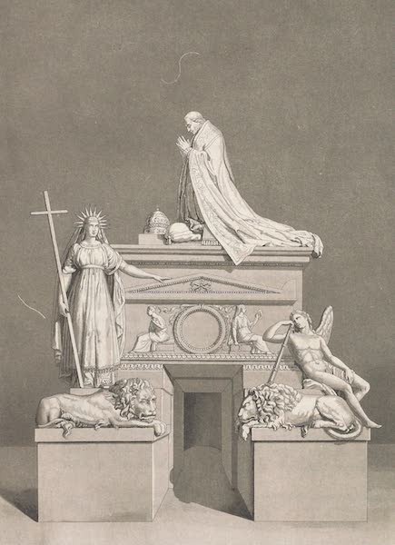 Le Costume Ancien et Moderne [Europe] Vol. 3, Pt. 2 - CIII. Mausolee du Pape Rezzonico (1823)