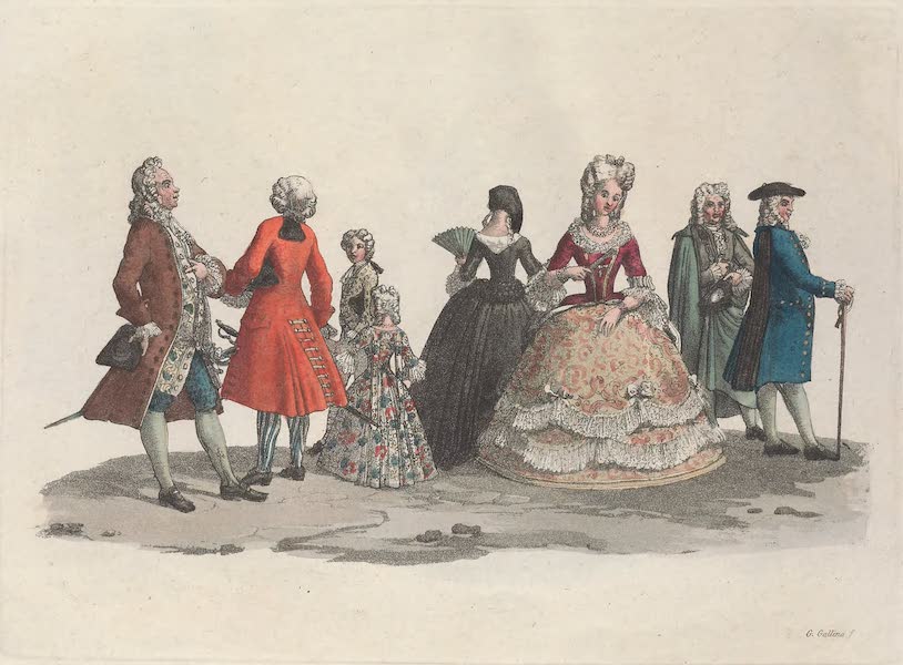 Le Costume Ancien et Moderne [Europe] Vol. 3, Pt. 2 - CXXXVIII. Autres Habillemens du XVII.<sup>e</sup> et XVIII.<sup>e</sup> siecles (1823)