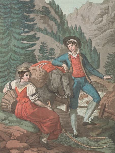 Le Costume Ancien et Moderne [Europe] Vol. 4 - XXXI. Habillement des Grisons (1824)