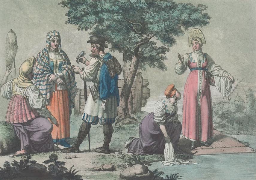 Le Costume Ancien et Moderne [Europe] Vol. 6 - XIV. Paysans Russes (1827)