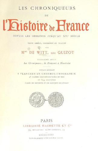 Les Chroniqueurs de l'Histoire de France Vol. 3 (1884)
