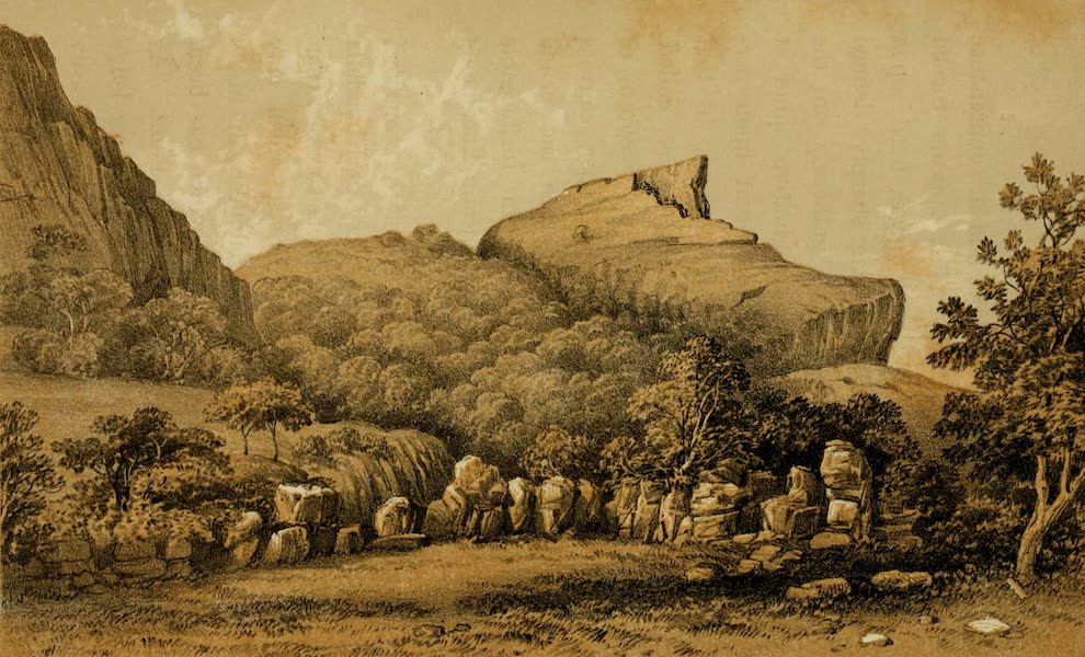 Life in Bombay - The Duke's Nose, Khandalla (1852)