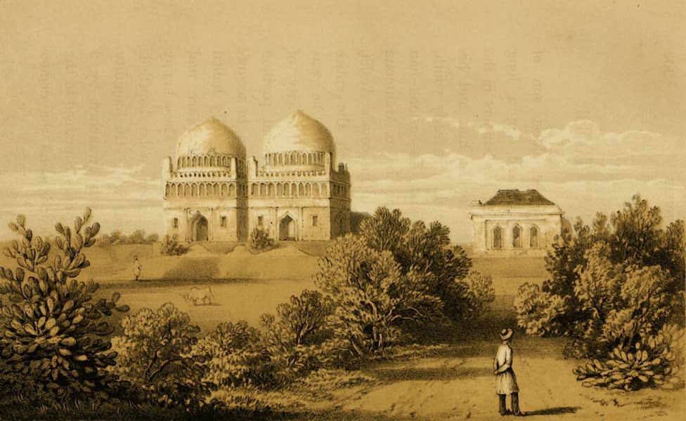 Life in Bombay - The Sister's Tomb, Ahmednuggur (1852)
