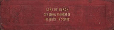 Line of March of a Bengal Regiment of Infantry