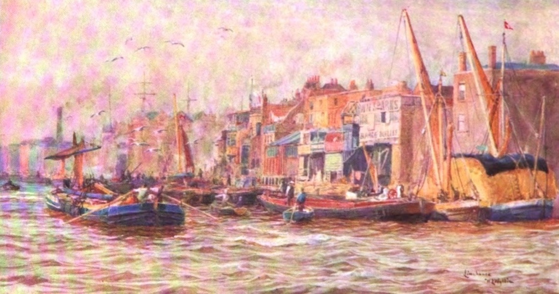 London to the Nore Painted and Described - Limehouse, a bit of vanishing London (1905)