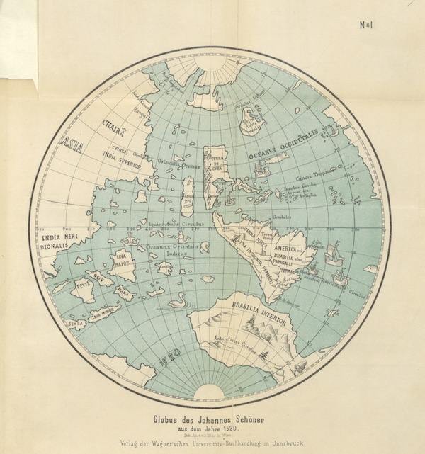 Globus des Johannes Schöner A.D Jahare 1515