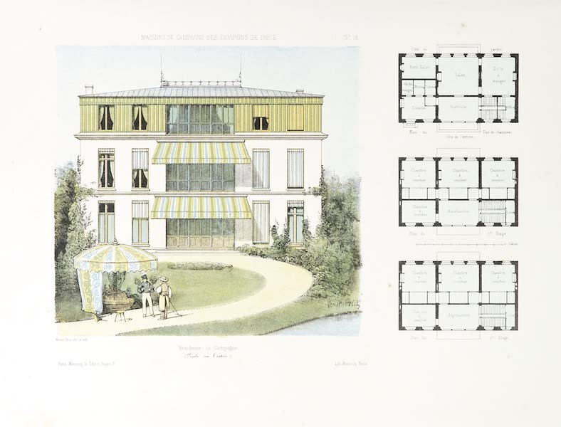 Maisons de Campagne des Environs de Paris - Résidence de campagne (1850)