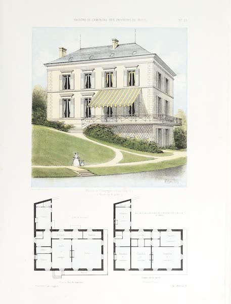 Maisons de Campagne des Environs de Paris - Maison de campagne (genre Louis XV) (1850)