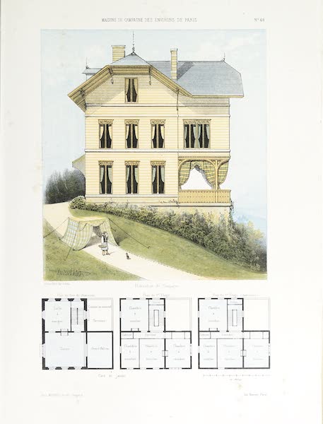 Maisons de Campagne des Environs de Paris - Habitation de campagne (1850)