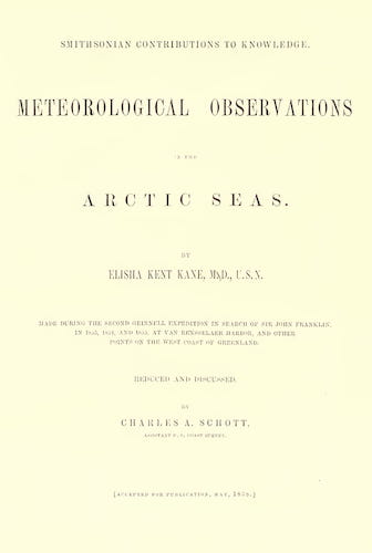 Science - Meteorological Observations in the Arctic Seas