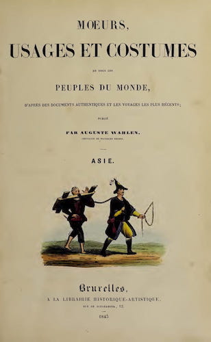 Madras - Moeurs, Usages et Costumes de Tous les Peuples du Monde Vol. 1