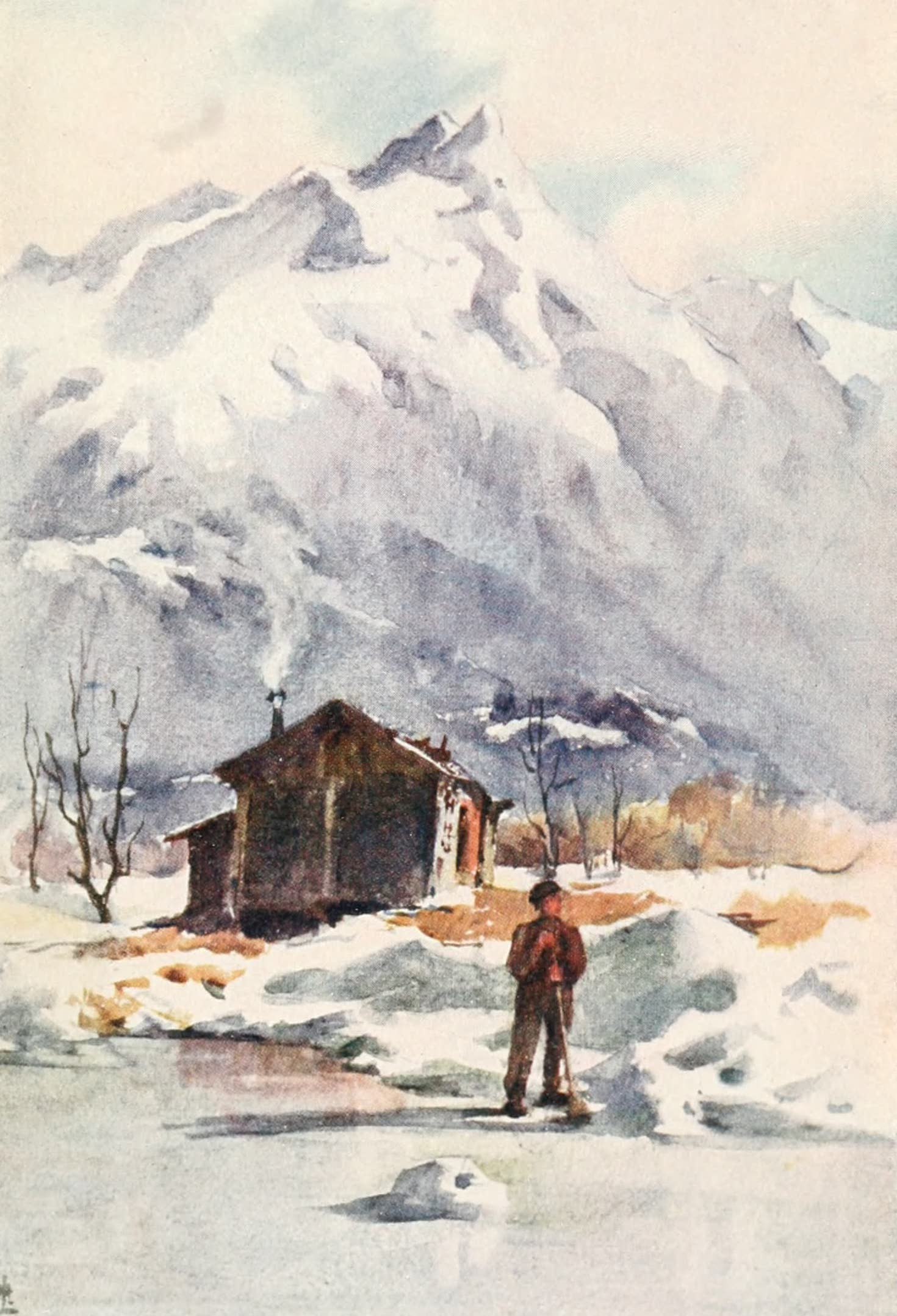 Montreux, Painted and Described - A Corner of Aigle Skating Rink (1908)