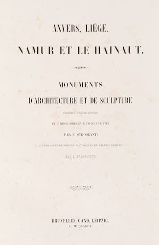 Great Britain - Monuments d'Architecture et de Sculpture en Belgique Vol. 2
