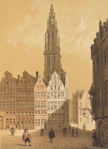 Monuments d'Architecture et de Sculpture en Belgique Vol. 2 - Anciennes Maisons des Corporations a Anvers (1860)