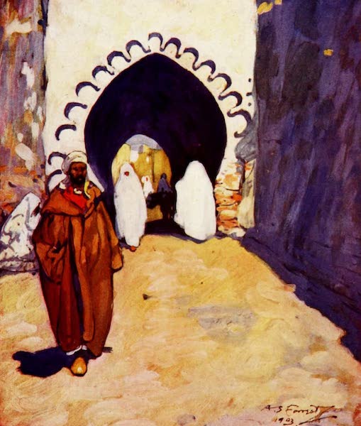 Morocco, Painted and Described - One of the City Gates (1904)