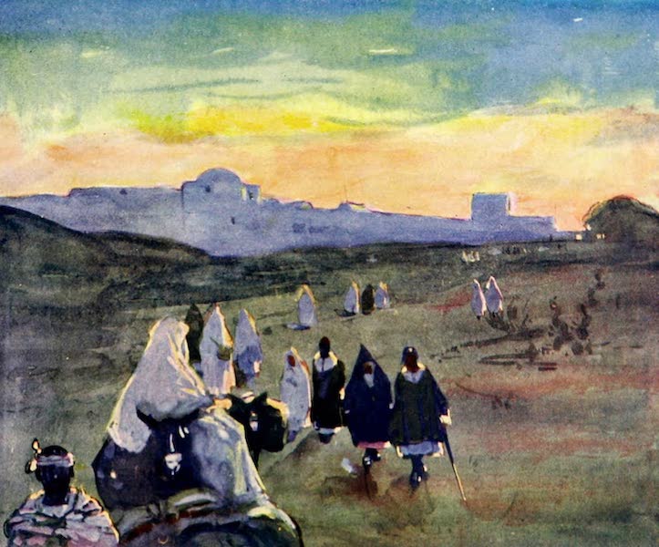 Morocco, Painted and Described - Evening at Hanchen (1904)