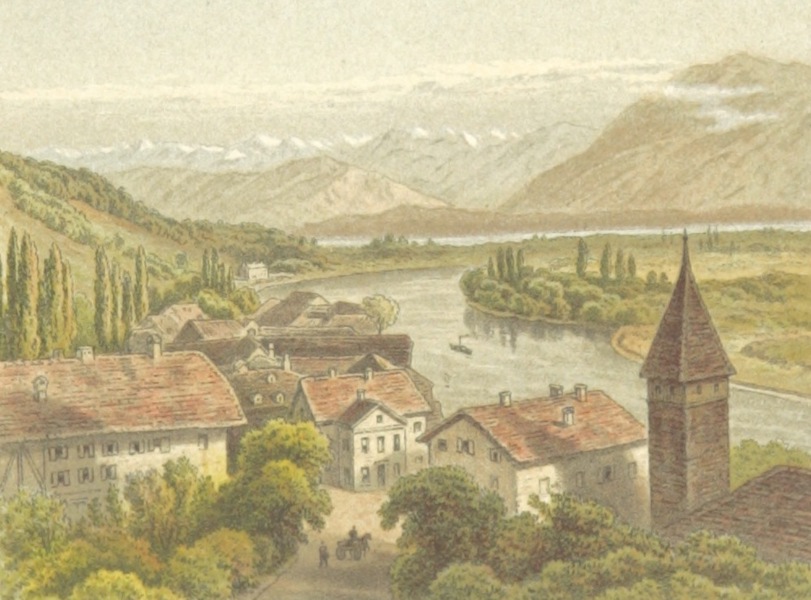 Mountains and Lakes of Switzerland and Italy - Thun (1871)