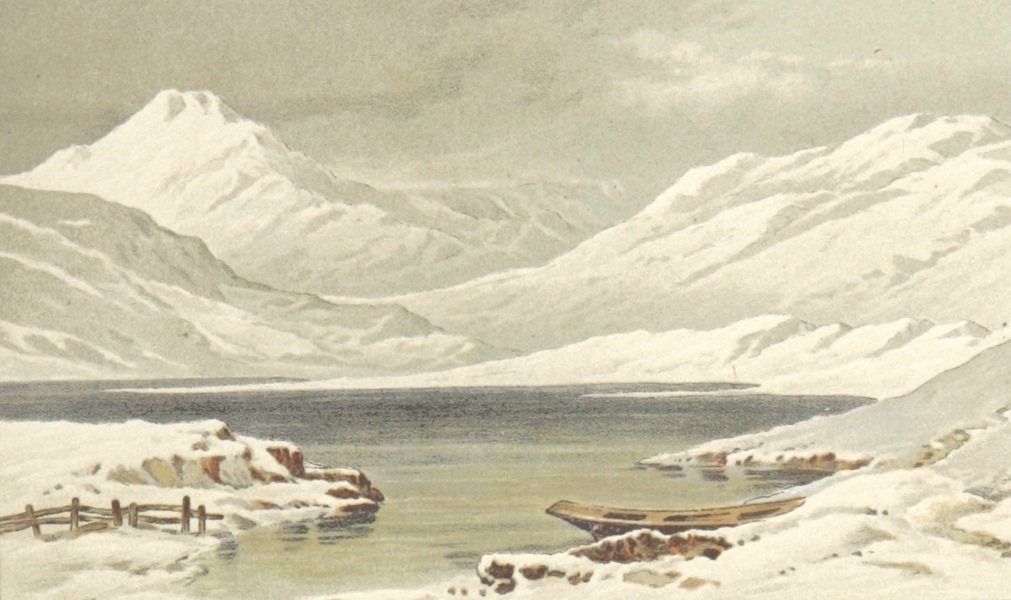 Mountains and Lakes of Switzerland and Italy - Lake Near the Grimsel Hospice (1871)