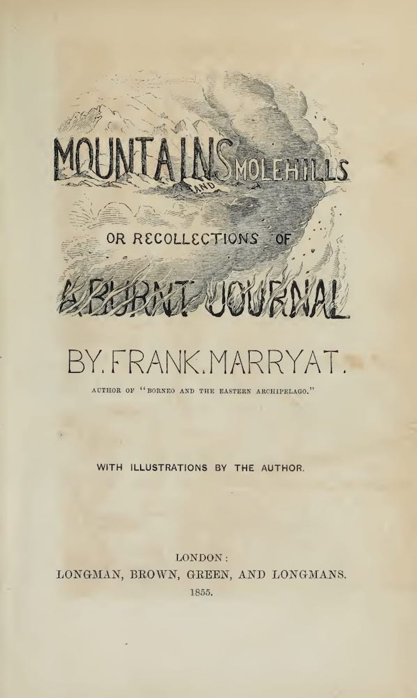 Mountains and Molehills (1855)