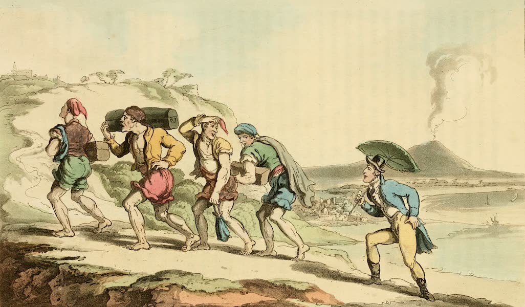 Naples and the Campagna Felice - Don Luigi's Baggage Seized by Four Lazzaroni (1815)
