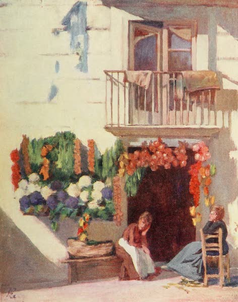 Naples, Painted and Described - Vegetable Shop, Naples (1904)