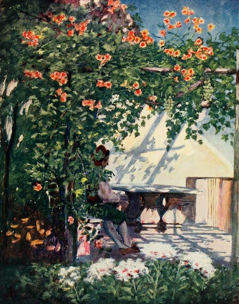 Naples, Painted and Described - A Garden Terrace, Sorrento (1904)