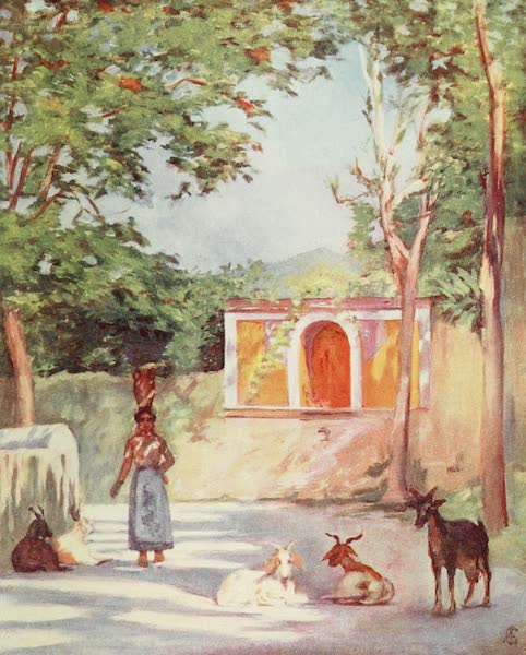 Naples, Painted and Described - On the Road to Forio (1904)
