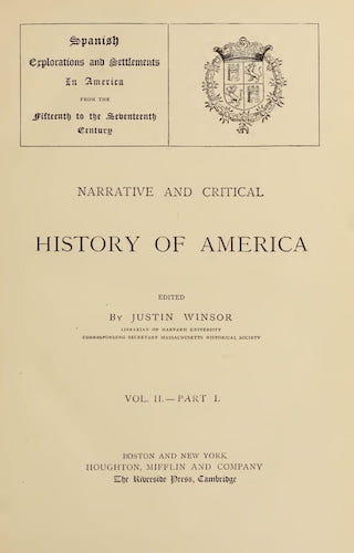 New World - Narrative and Critical History of America Vol. 2, Pt. 1