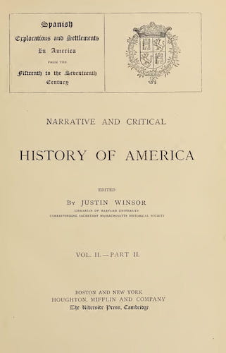 New World - Narrative and Critical History of America Vol. 2, Pt. 2