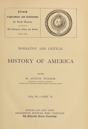 New World - Narrative and Critical History of America Vol. 4, Pt. 2