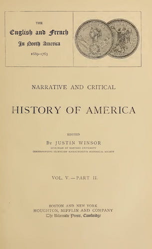 New World - Narrative and Critical History of America Vol. 5, Pt. 2