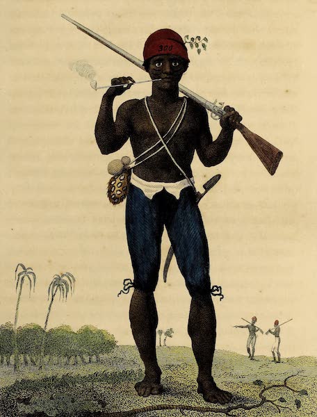 Narrative, of a Five Years Expedition Vol. 1 - A Coromantyn Free Negro, or Ranger, armed (1796)