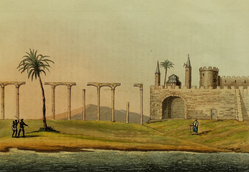 Narrative of a Ten Years Residence at Tripoli in Africa - Aqueduct near the City of Tripoly (1816)