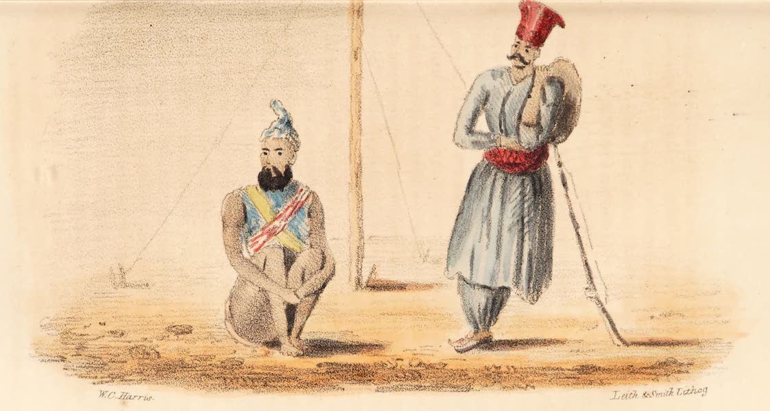 Narrative of a Visit to the Court of Sinde - The audacious Synd as sketched by Captain Delhoste (1839)