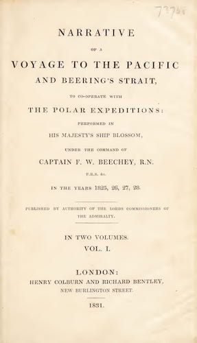 American Southwest - Narrative of a Voyage to the Pacific and Beering's Strait Vol. 1