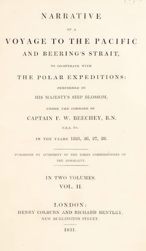 American Southwest - Narrative of a Voyage to the Pacific and Beering's Strait Vol. 2