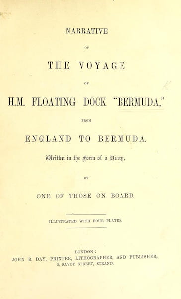 Narrative of the Voyage of H.M. Floating Dock 